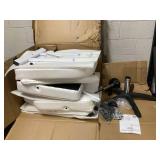 Costway 73 Inch Massage Bed Facial Chair Set 3-Section Convertible Tattoo Esthetician Chair (USED, Maybe Missing Parts or Pieces. Maybe Missing Hardware)