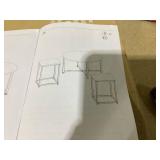 COSTWAY Coffee Table Set of 3, Round Faux Marble Coffee Table and 2 Square End Side Tables with Metal Frame, Modern 3-Piece Living Room Tables Set for Small Space, Apartment (White & Gold)