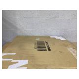 COSTWAY Coffee Table Set of 3, Round Faux Marble Coffee Table and 2 Square End Side Tables with Metal Frame, Modern 3-Piece Living Room Tables Set for Small Space, Apartment (White & Gold)