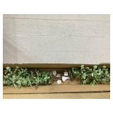 LOT OF 4 36" Faux Variegated Terminalia Leaf Branch - Hearth & Hand with Magnolia