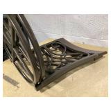 Costway Set of 2 Vintage Bar Stools 30" Swivel Padded Seat Bistro Dining Kitchen Pub Chair (USED, Missing Hardware)