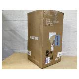 JONATHAN Y Bella Glass Triple-Sphere Transitional 27-in Clear/Chrome LED Rotary socket Table Lamp with Linen Shade 2 -Set