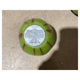 LOT OF 4 THRESHOLD UNSCENTED Figural Caramel Apple Wax Candles