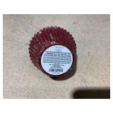 LOT OF 6 THRESHOLD UNSCENTED Cinnamon Pumpkin Muffin Wax Figural Candles