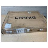 Livinia Cabin 33.5" Wooden Dining Table/Small Rectangular Modern Farmhouse Solid Wood Kitchen Table Desk (White)