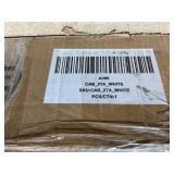 Livinia Cabin 33.5" Wooden Dining Table/Small Rectangular Modern Farmhouse Solid Wood Kitchen Table Desk (White)