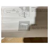 Livinia Cabin 33.5" Wooden Dining Table/Small Rectangular Modern Farmhouse Solid Wood Kitchen Table Desk (White)