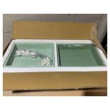 RELAX4LIFE 15-Drawer Storage Drawer Carts - Mobile Rolling Utility Cart w/Wheels, Craft Organizer for Classroom Organization and Storage, School, Office, Home, Storage Organizer Cart (Gradient Green)