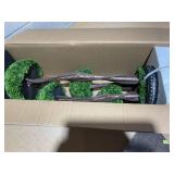 Costway HZ10120 3 ft. Decorative Artificial Cedar Topiary Tree with Rattan Trunk