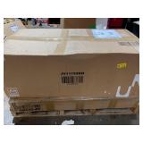 SlickBlue Set of 2 Foldable Upholstered Kitchen Chairs with Padded Seat Brown (Minor Transit Damage)