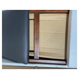 SlickBlue Set of 2 Foldable Upholstered Kitchen Chairs with Padded Seat Brown (Minor Transit Damage)