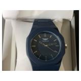 Gianello Mens Metropolitan 40 Polycarbonate Link Watch Navy