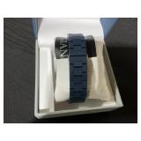 Gianello Mens Metropolitan 40 Polycarbonate Link Watch Navy