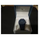 Gianello Mens Metropolitan 40 Polycarbonate Link Watch Navy