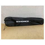 SONGMICS Oversized Lumbar Support Camping Chair, Heavy-Duty Outdoor Folding Chair Comfortable, Padded, Glamping, Cooler Bag, Weight Capacity 450 lb, Slate Gray UGCB066G01