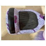 Power Pony Hoverboard Powered Riding Unicorn (Princess-Pink) | Soft Plush Wheeled Ride-On Toy for Kids Age 4+ (Slightly Dirty. No Charger)