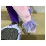 Power Pony Hoverboard Powered Riding Unicorn (Princess-Pink) | Soft Plush Wheeled Ride-On Toy for Kids Age 4+ (Slightly Dirty. No Charger)