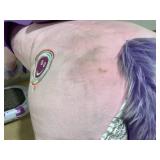 Power Pony Hoverboard Powered Riding Unicorn (Princess-Pink) | Soft Plush Wheeled Ride-On Toy for Kids Age 4+ (Slightly Dirty. No Charger)