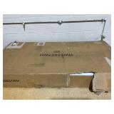 GOFLAME 48 Computer Desk with Hutch, Vintage Home Office Desk with Storage Drawers & Shelves, Space Saving Laptop PC Table, Wooden Study Writing Workstation, White