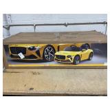 Costway 12V Powered Car Kids Ride-on Racer Car Licensed Bentley Bacalar-Black