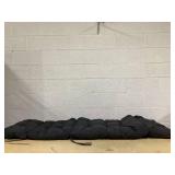 Costway - 70" Lounge Chaise Cushion Padded Recliner Cushion Indoor Outdoor - Black