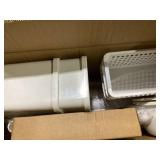 VEVOR 3 Tiers Lab Carts, Lab Utility Cart with 3 Trays & 4 Silent Wheels, Mobile Medical Cart with PP Material, Lab Rolling Cart with 3 Trash Cans for Lab, Clinic, Hospital, Salon, White