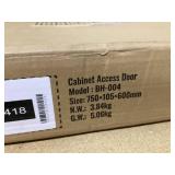 VEVOR BBQ Access Door, 27W x 20H Inch Single Outdoor Kitchen Door, Stainless Steel Flush Mount Door, Wall Vertical Door with Handle, for BBQ Island, Grilling Station, Outside Cabinet