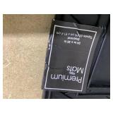 MSI All Weather Black Weave Rubber Doormat Tray 24 inch x 36 inch, Holds 18 inch x 30 inch Doormat, Waterproof Mat for Indoor and Outdoor Use for All Seasons, Black