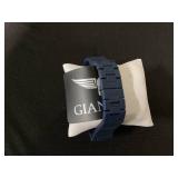 Gianello Mens Metropolitan 40 Polycarbonate Link Watch Navy