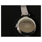 Laura Ashley Womens Watch set Silver 5pc (Has A Bit Of Glue Around Diamond)