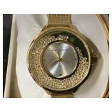 Laura Ashley Womens Watch set Gold 5pc
