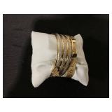 Laura Ashley Womens Watch set Gold 5pc