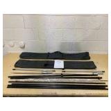 VEVOR Feather Flag Pole Kit, 2 Packs Swooper Flag Pole 16.3 ft, Sign Flag Poles for Business Advertising Flags Outdoor, with Ground Stakes and A Carrying Bag (Flag Not Included) (USED)