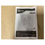 Outsunny Hammock Camping Chair Set of 2, Adjustable Back Folding Swinging Hammock Chair with Cup Holder, Padded Seat, Dark Gray