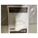 Outsunny Folding Fish Cleaning Table with Sinks, Portable Camping Sink Table with Faucet, Drainage Hose, Sprayer, Shelf, Drawer and Storage Basket, Outdoor Fillet Table for Picnic Beach Patio, Gray