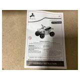 Aosom 12V Kids ATV Quad Car with Forward & Backward Function, Wear-Resistant Wheels, Music, for Toddlers 3-5 Years Old, Pink