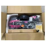 Aosom 12V Kids ATV Quad Car with Forward & Backward Function, Wear-Resistant Wheels, Music, for Toddlers 3-5 Years Old, Pink