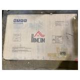 HOMCOM Dining Table Set for 4, 5 Piece Modern Kitchen Table and Chairs, Solid Wood Dining Room Set for Small Spaces, Breakfast Nook, Chestnut Brown