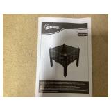 Outsunny 1 Piece Raised Garden Bed with Legs, Planter Box Raised Bed to Grow Flowers, Herbs & Vegetables, Brown