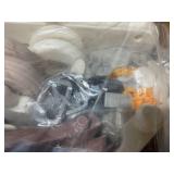 Mloong 12 in 1 Toddler Slide and Swing Set, Kids Slide for Toddlers 1-3 Years Old Baby, Indoor Outdoor with Basketball Hoop Drawing Golf for Kids Easy Assembly(Beige & Rosy Brown)(82×67×41in)