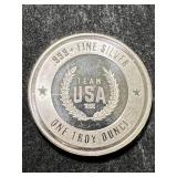 1984 ENGELHARD PROSPECTOR 1 TROY OZ .999 FINE SILVER