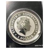 2012 CANADIAN MOOSE 1 TROY OZ .9999 FINE SILVER