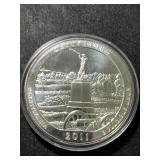 GROUP OF 4 FLORIDA/OKLAHOMA GOLD BACKS 1/2000TH TROY OZ 24K GOLD EACH