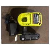 RYOBI ONE+ 18V Lithium-Ion 2.0 Ah Compact Battery and Charger Starter Kit  Customer Returns See Pictures