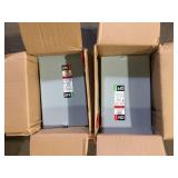 Lot of ABB 60 Amp 240-Volt Fusible Outdoor General-Duty Safety Switch (TG3222R) Customer Returns See Pictures