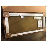 Andersen 70-1/2 in. x 79-1/2 in. 200 Series White Left-Hand Perma-Shield Sliding Patio Door w/ White Int, Fixed Panel w/ Blinds  Customer Returns See Pictures