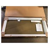 Andersen 70-1/2 in. x 79-1/2 in. 200 Series White Left-Hand Perma-Shield Sliding Patio Door w/ White Int, Fixed Panel w/ Blinds  Customer Returns See Pictures