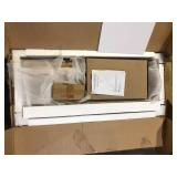 Newport 47.25 in. Rectangle Wood MDF 1 Drawer Writing Desk by Convenience Concepts   Customer Returns See Pictures