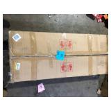 Newport 47.25 in. Rectangle Wood MDF 1 Drawer Writing Desk by Convenience Concepts   Customer Returns See Pictures