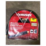 Husky 3/8 in. x 50 ft. Heavy-Duty Rubber Hose   Customer Returns See Pictures